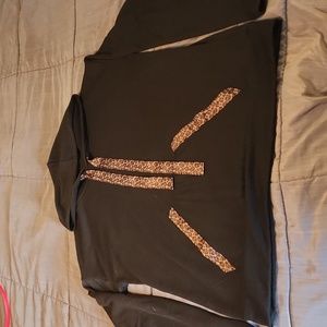 Black hooded sweatshirt